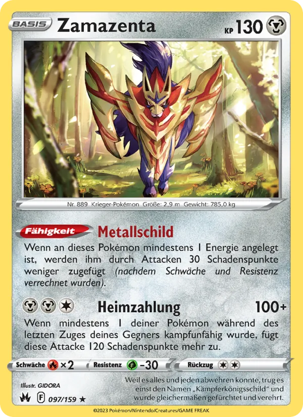 Zamazenta (Zenit der Könige #097/159)