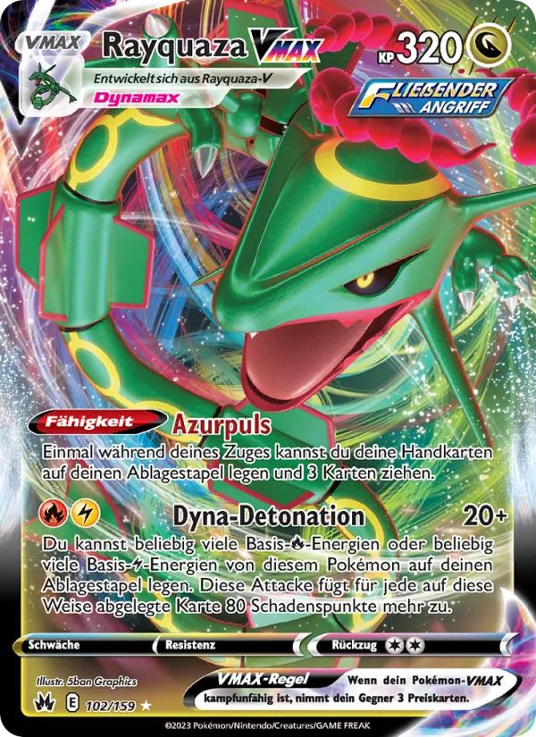 Rayquaza VMAX (Zenit der Könige #102/159)