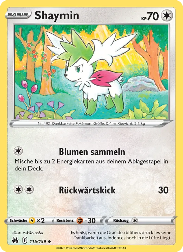 Shaymin (Crown Zenith #115/159)