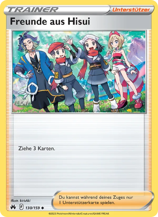 Freunde aus Hisui (Zenit der Könige #130/159)