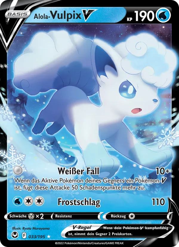 Alola Vulpix-V (Silberne Sturmwinde #033/195)