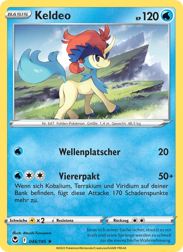 Keldeo (Silberne Sturmwinde #046/195)