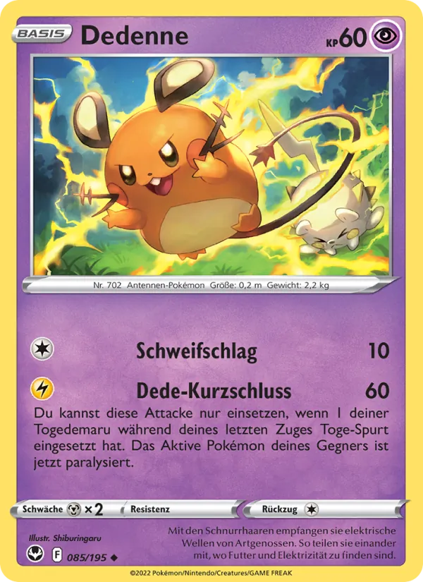 Dedenne (Silberne Sturmwinde #085/195)