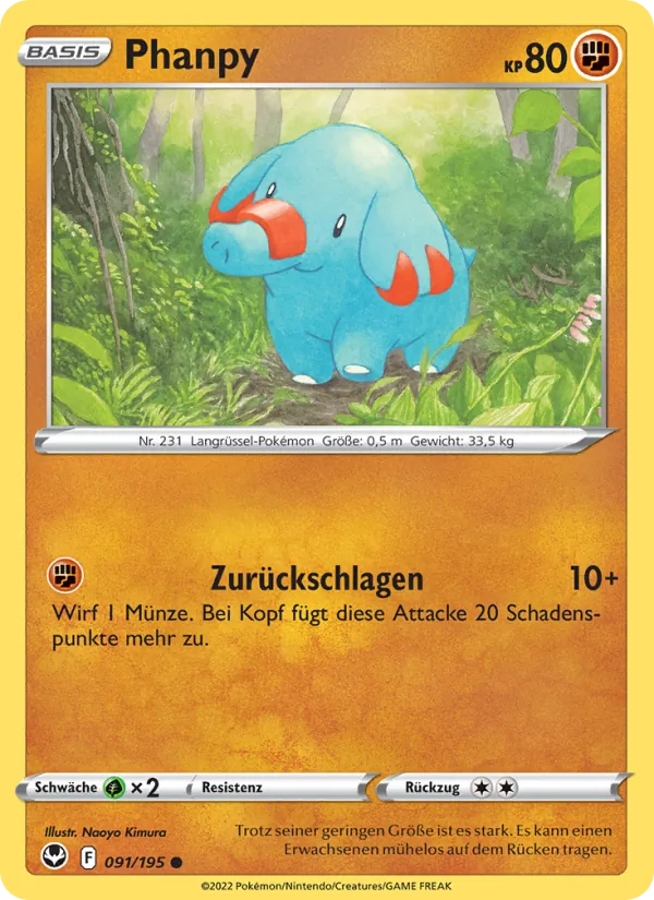 Phanpy (Silver Tempest #091/195)