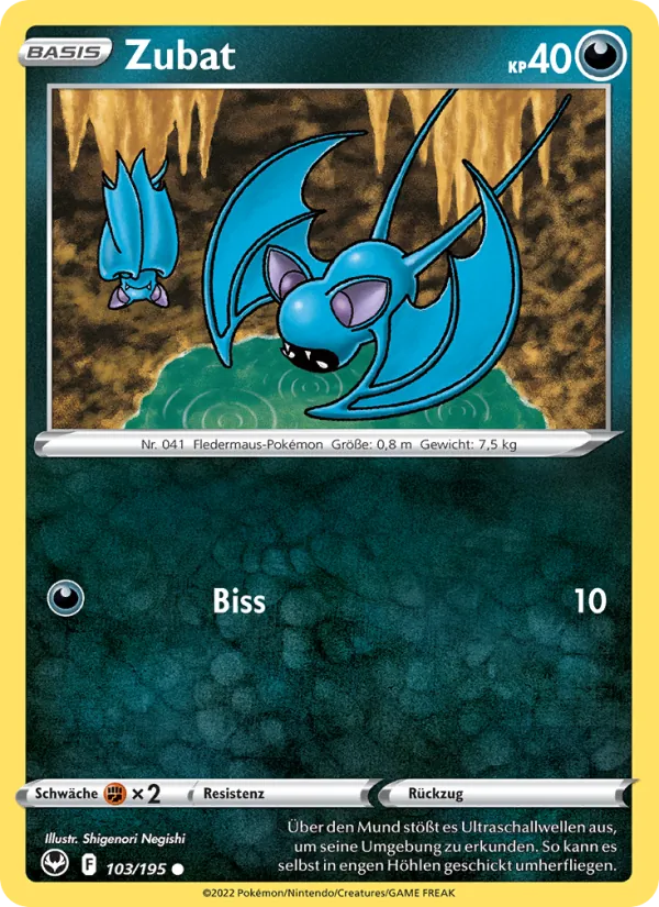 Zubat (Silberne Sturmwinde #103/195)