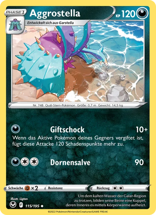 Aggrostella (Silver Tempest #115/195)