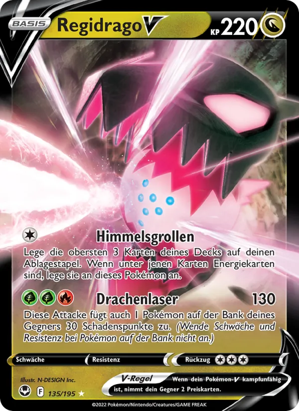 Regidrago V (Silver Tempest #135/195)