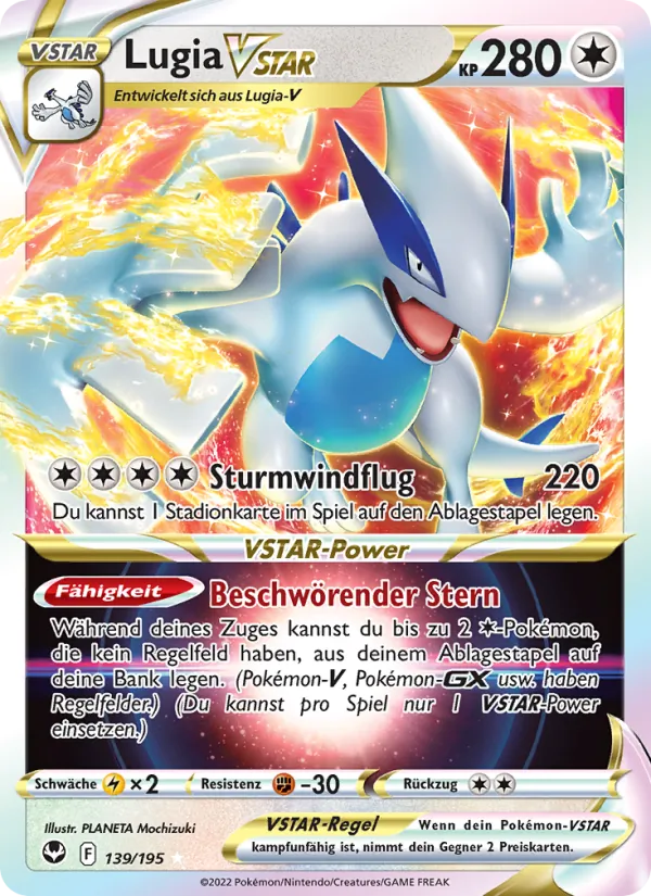 Lugia VSTAR (Silberne Sturmwinde #139/195)