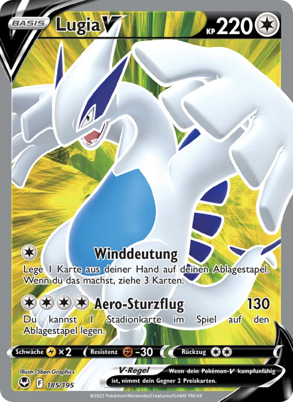 Lugia V (Silberne Sturmwinde #185/195)