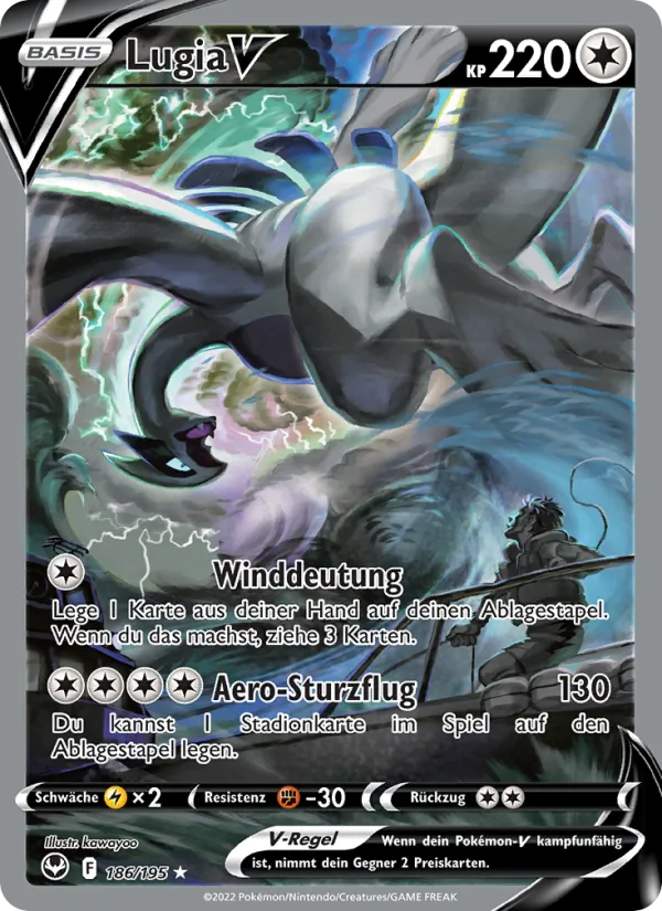 Lugia V (Silberne Sturmwinde #186/195)