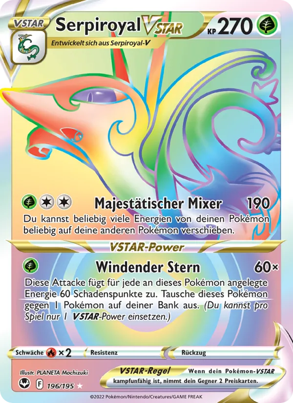 Serpiroyal VSTAR (Silberne Sturmwinde #196/195)