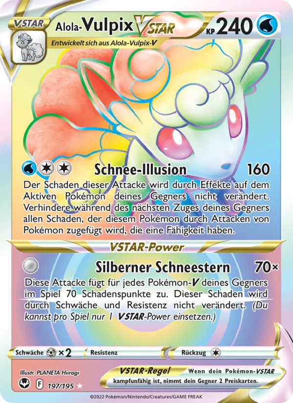 Alola Vulpix-VSTAR (Silberne Sturmwinde #197/195)