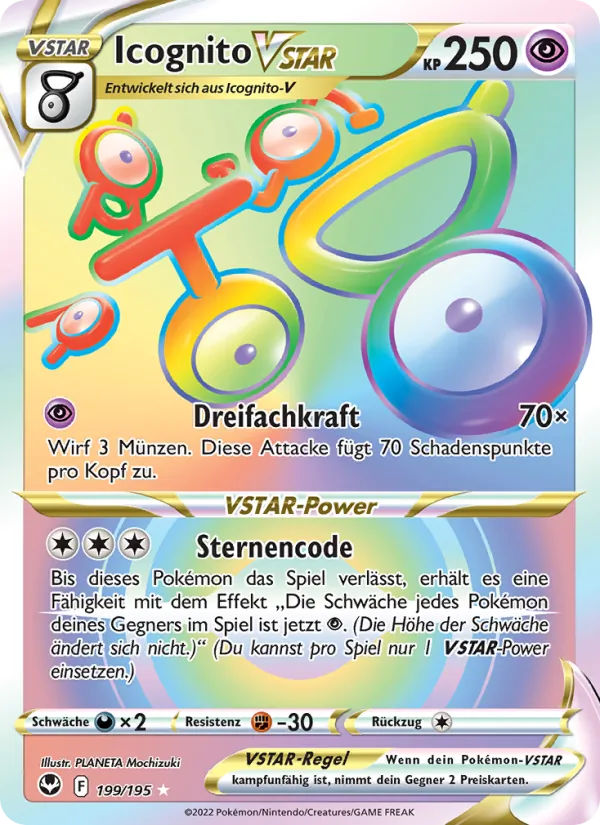 Icognito VSTAR (Silberne Sturmwinde #199/195)