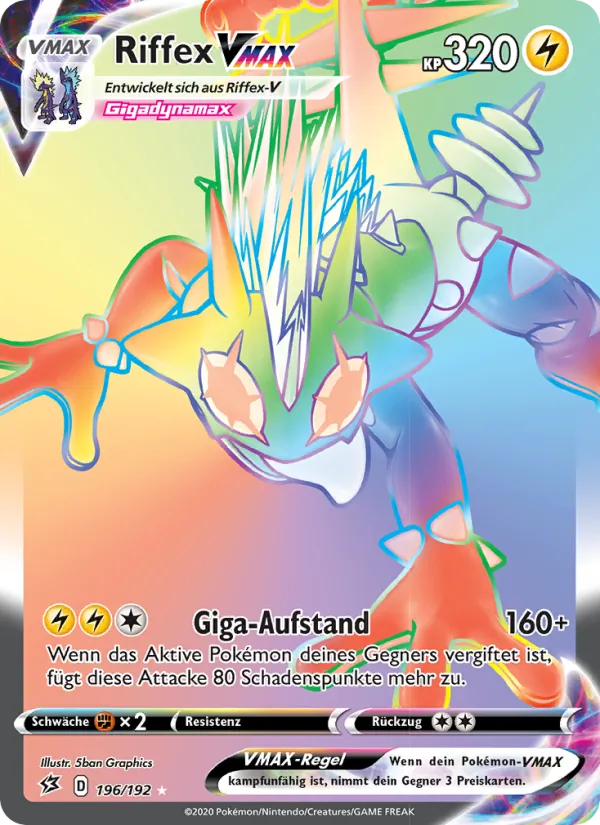 Riffex VMAX (Rebel Clash #196/192)