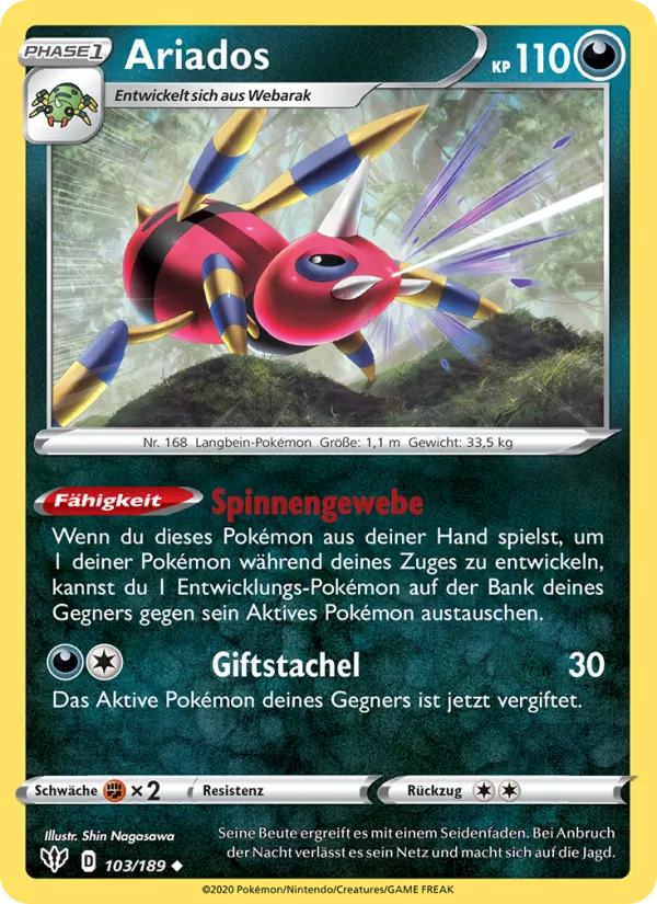 Ariados (Flammende Finsternis #103/189)