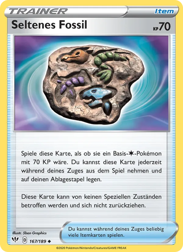 Seltenes Fossil (Darkness Ablaze #167/189)