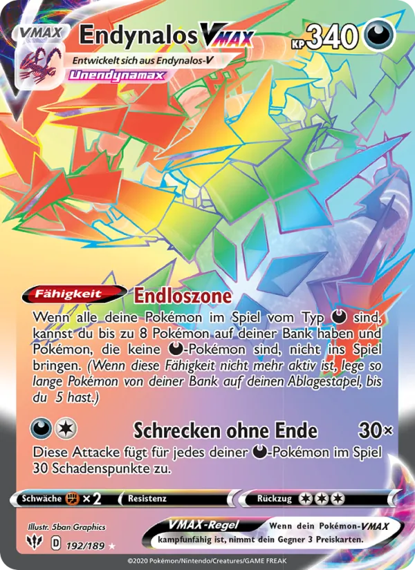 Endynalos VMAX (Flammende Finsternis #192/189)
