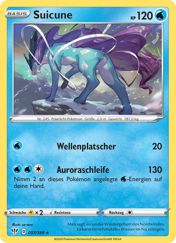 Suicune (Darkness Ablaze #37/189)