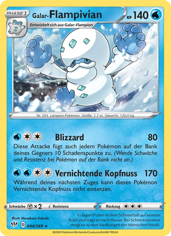 Galar-Flampivian (Darkness Ablaze #44/189)