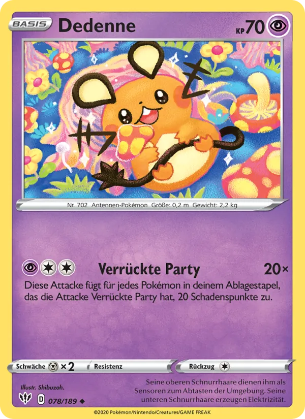 Dedenne (Flammende Finsternis #78/189)