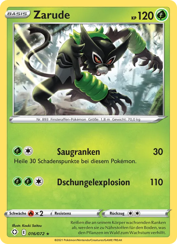 Zarude (Glänzendes Schicksal #16/72)