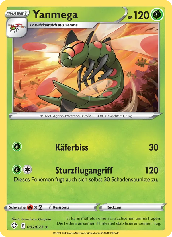Yanmega (Glänzendes Schicksal #2/72)