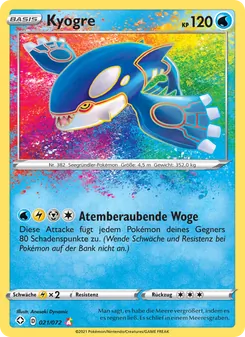 Kyogre (Glänzendes Schicksal #21/72)