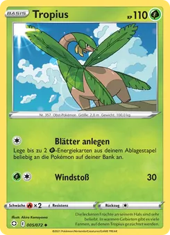 Tropius (Glänzendes Schicksal #5/72)