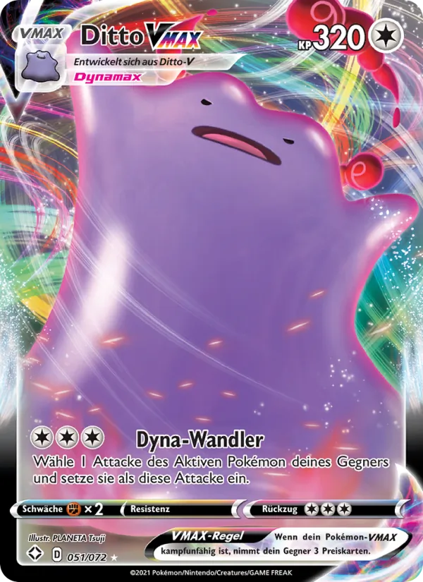 Ditto VMAX (Glänzendes Schicksal #51/72)