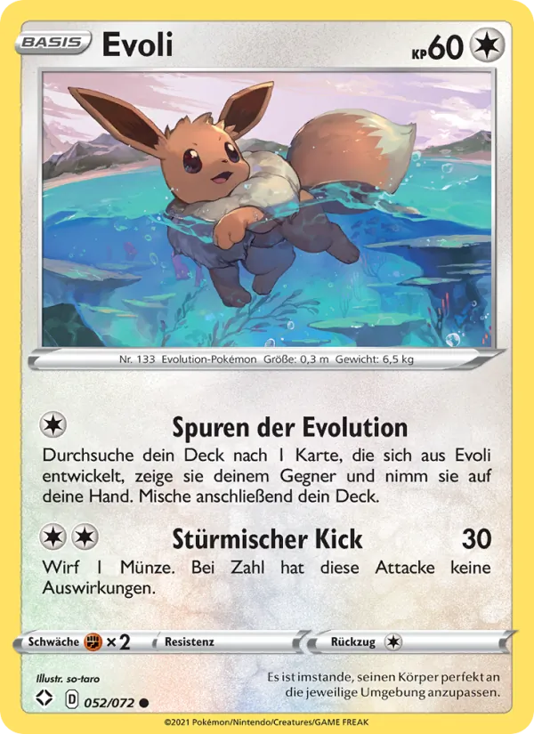 Evoli (Shining Fates #52/72)