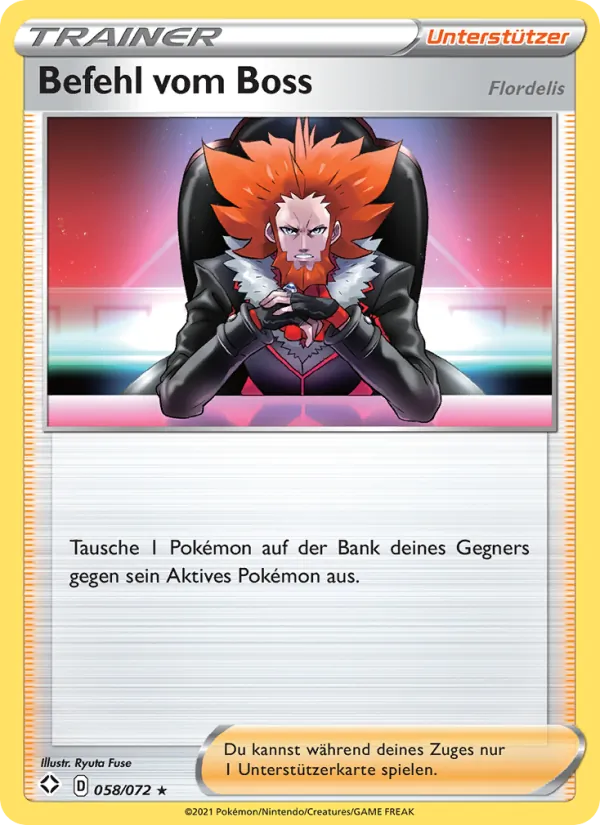 Befehl vom Boss (Shining Fates #58/72)