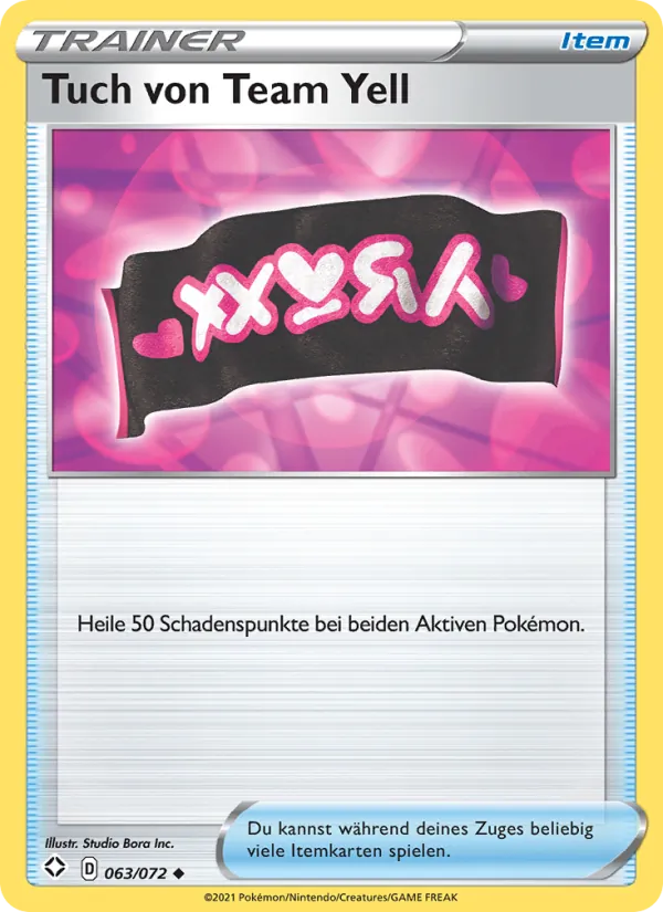 Tuch von Team Yell (Glänzendes Schicksal #63/72)