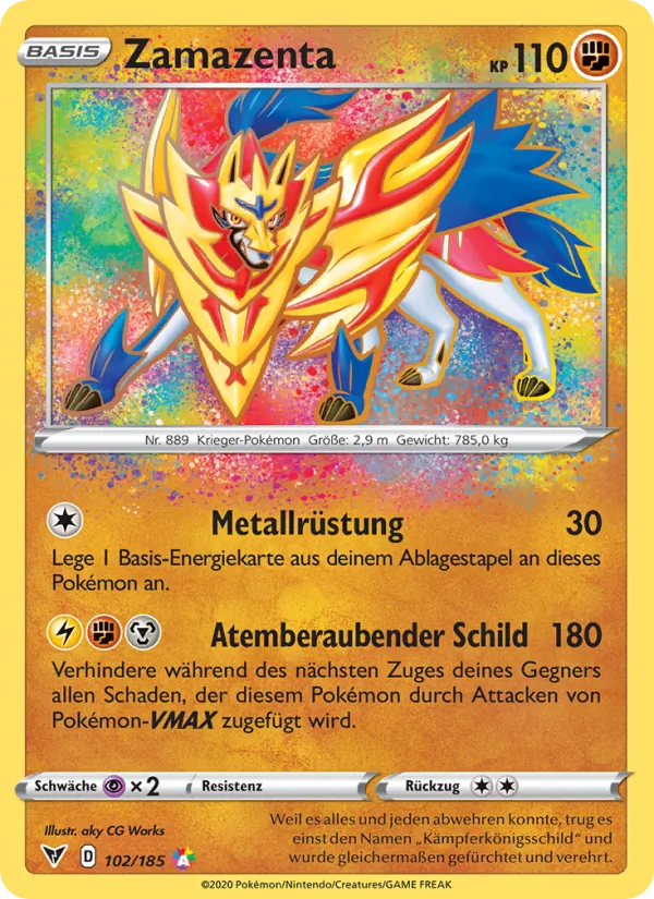 Zamazenta (Farbenschock #102/185)