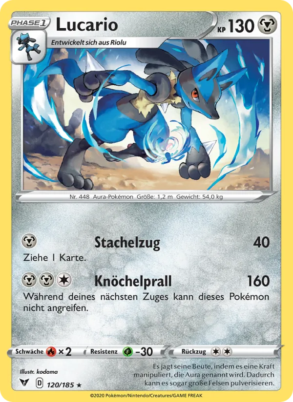 Lucario (Vivid Voltage #120/185)
