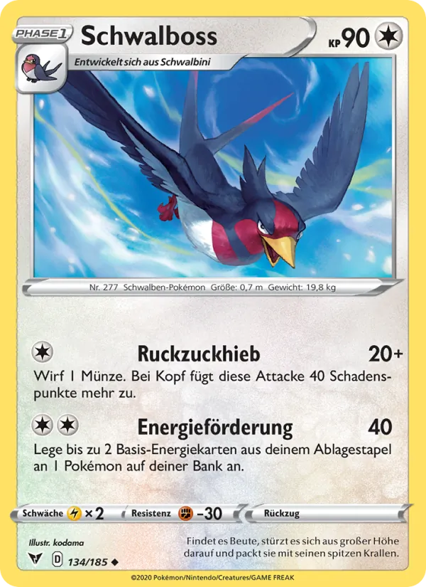 Schwalboss (Vivid Voltage #134/185)