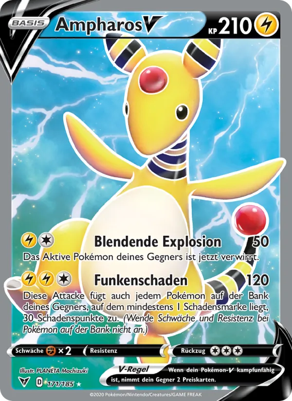 Ampharos V (Farbenschock #171/185)