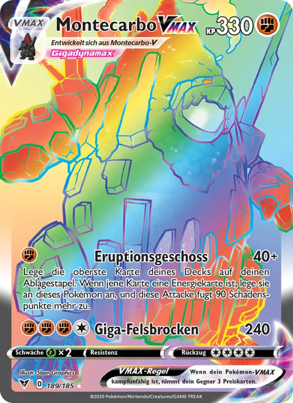 Montecarbo VMAX (Farbenschock #189/185)