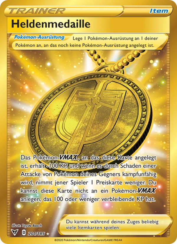 Heldenmedaille (Vivid Voltage #201/185)