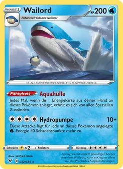 Wailord (Farbenschock #32/185)