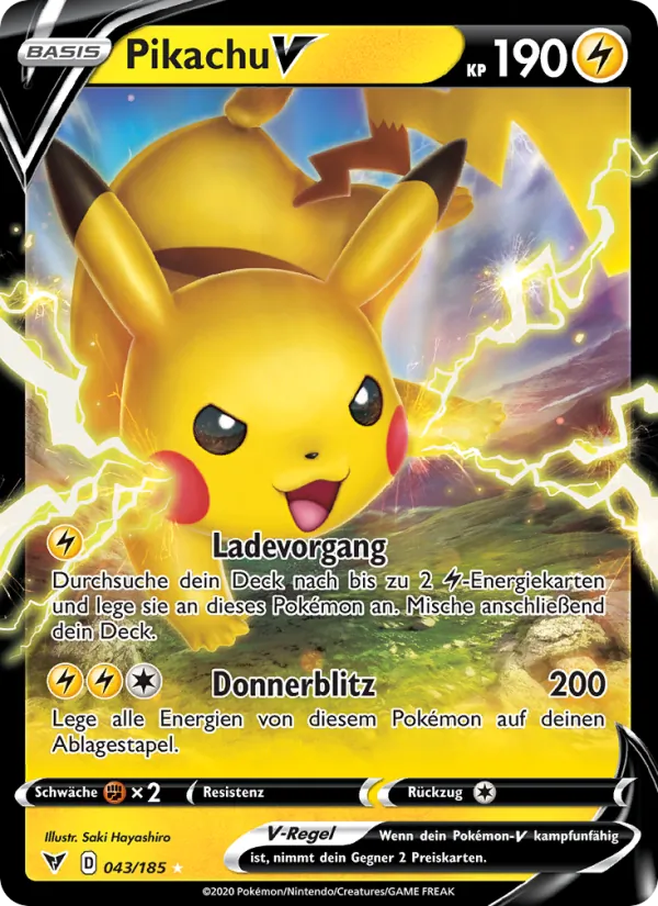 Pikachu V (Vivid Voltage #43/185)