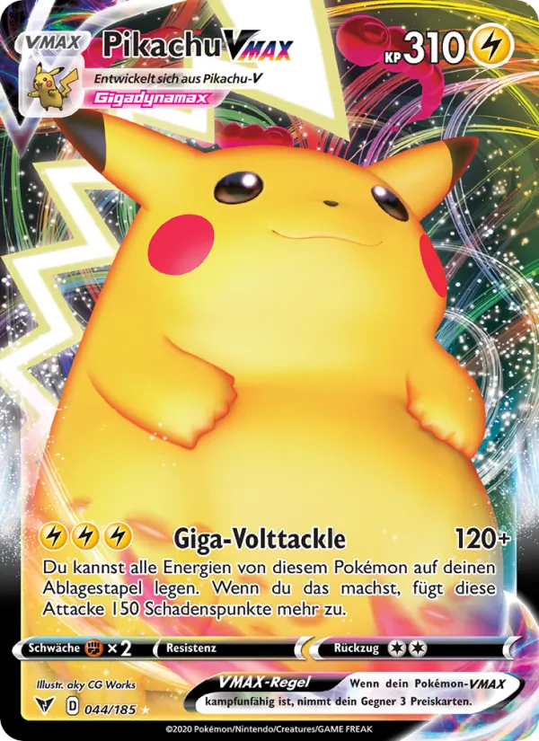 Pikachu VMAX (Farbenschock #44/185)