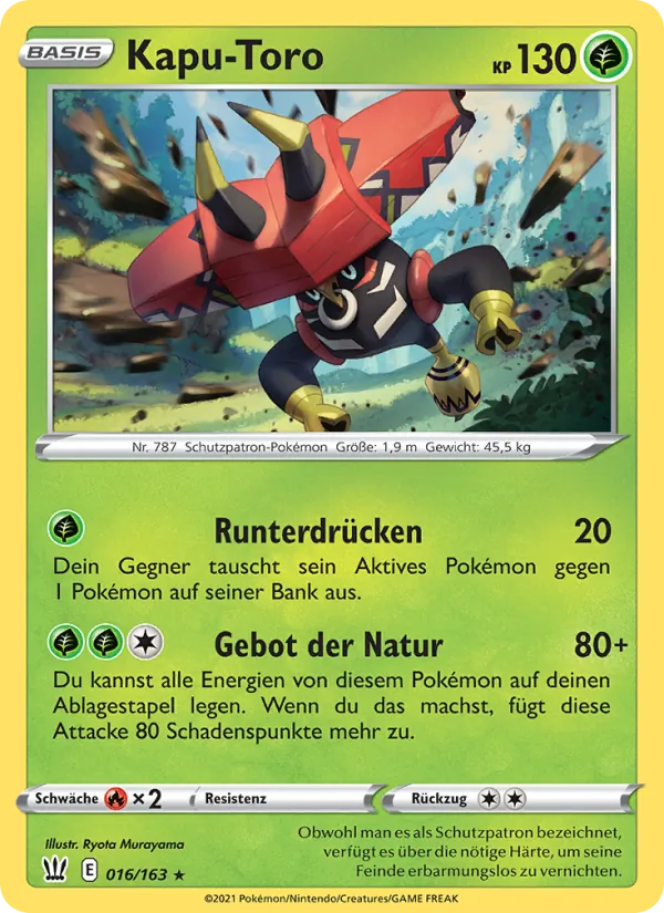 Kapu-Toro (Kampfstile #16/163)