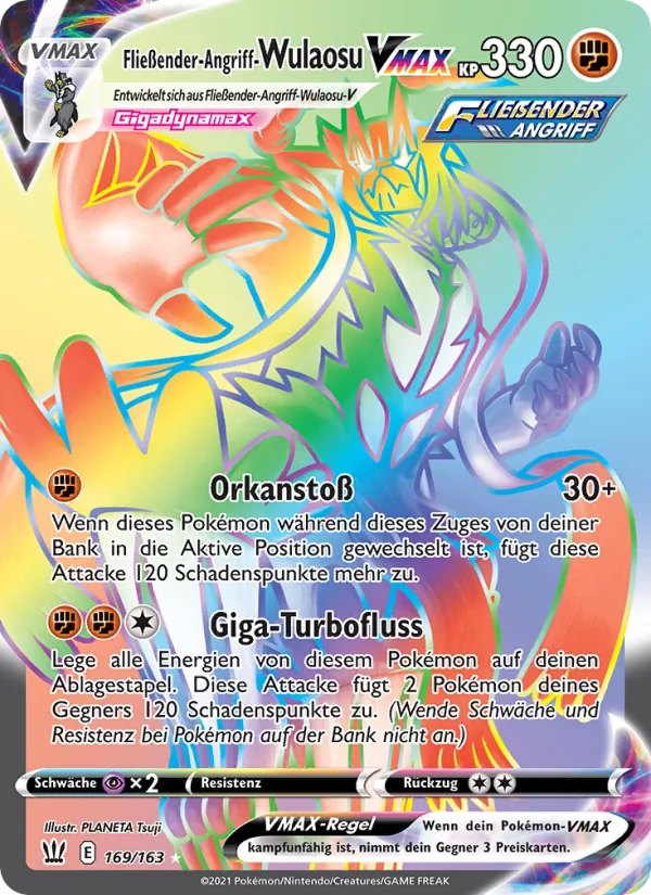 Fließender-Angriff-Wulaosu VMAX (Kampfstile #169/163)