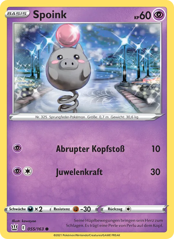 Spoink (Kampfstile #55/163)