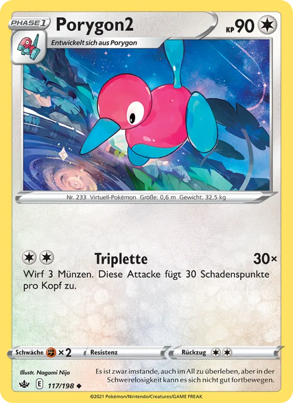 Porygon2 (Chilling Reign #117/198)