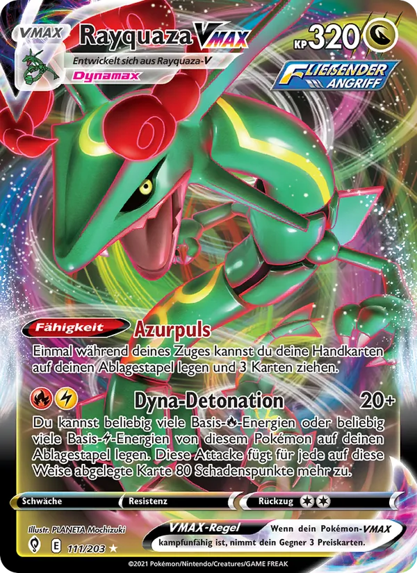 Rayquaza VMAX (Drachenwandel #111/203)