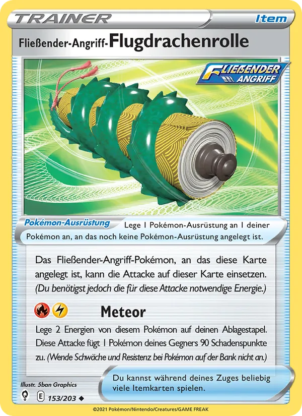 Fließender-Angriff-Flugdrachenrolle (Evolving Skies #153/203)