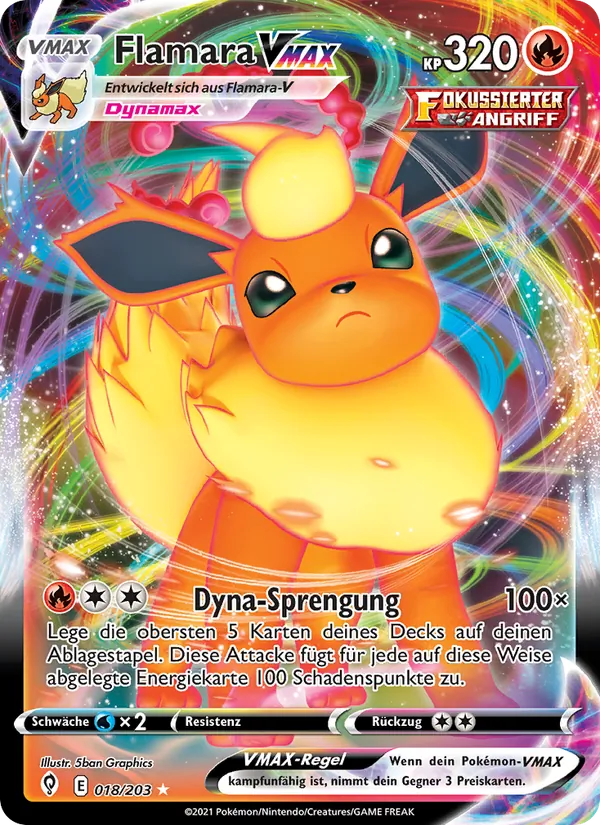 Flamara VMAX (Drachenwandel #18/203)