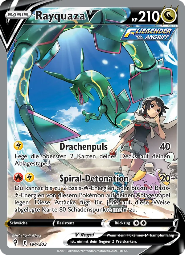 Rayquaza V (Drachenwandel #194/203)