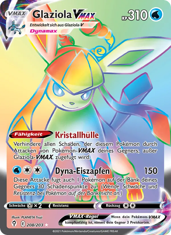 Glaziola VMAX (Drachenwandel #208/203)